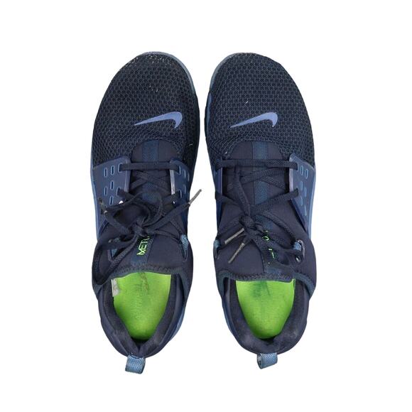 Nike Shoes Mens 11 Athletic Trainers Free Metcon 2 Blue Running Active Gym Sport - Picture 7 of 14